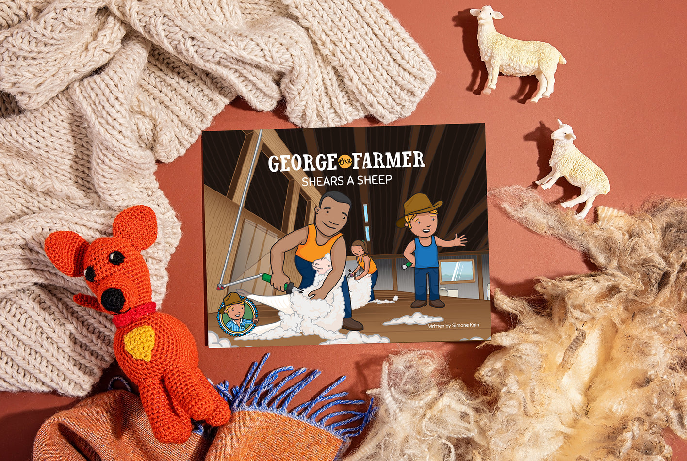 George the Farmer Shears a Sheep Picture Book